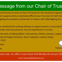 Message From The Chair of Trustees